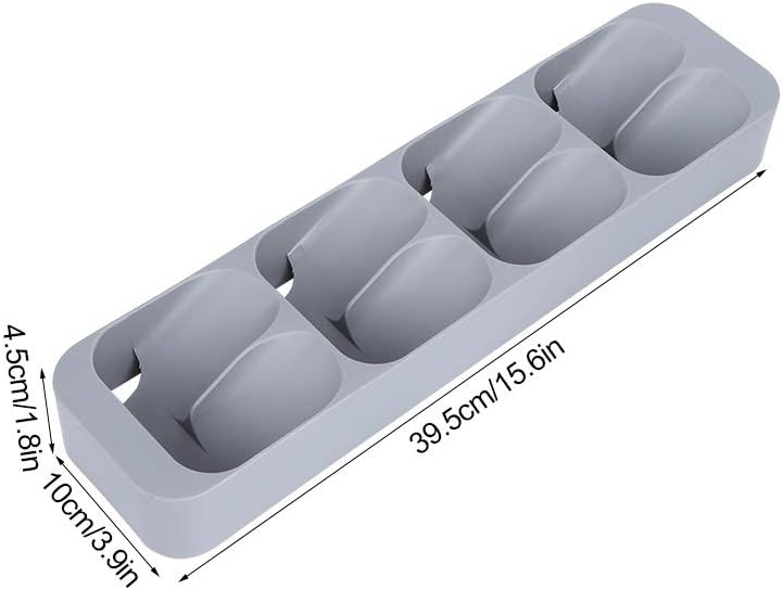 Drawer Cabinet Condiment Jar Bottle Storage Box, 8 Grids Organizer Holder Hosehould Kitchen Supplies For Keeping Seasonings And Bottles Organized - Image 2