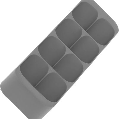 Spice Drawer Organizer, PP Material No Slip 4 Tier Circuit Slanted Spice Bottles with Seasoned Jar Storage Rack for