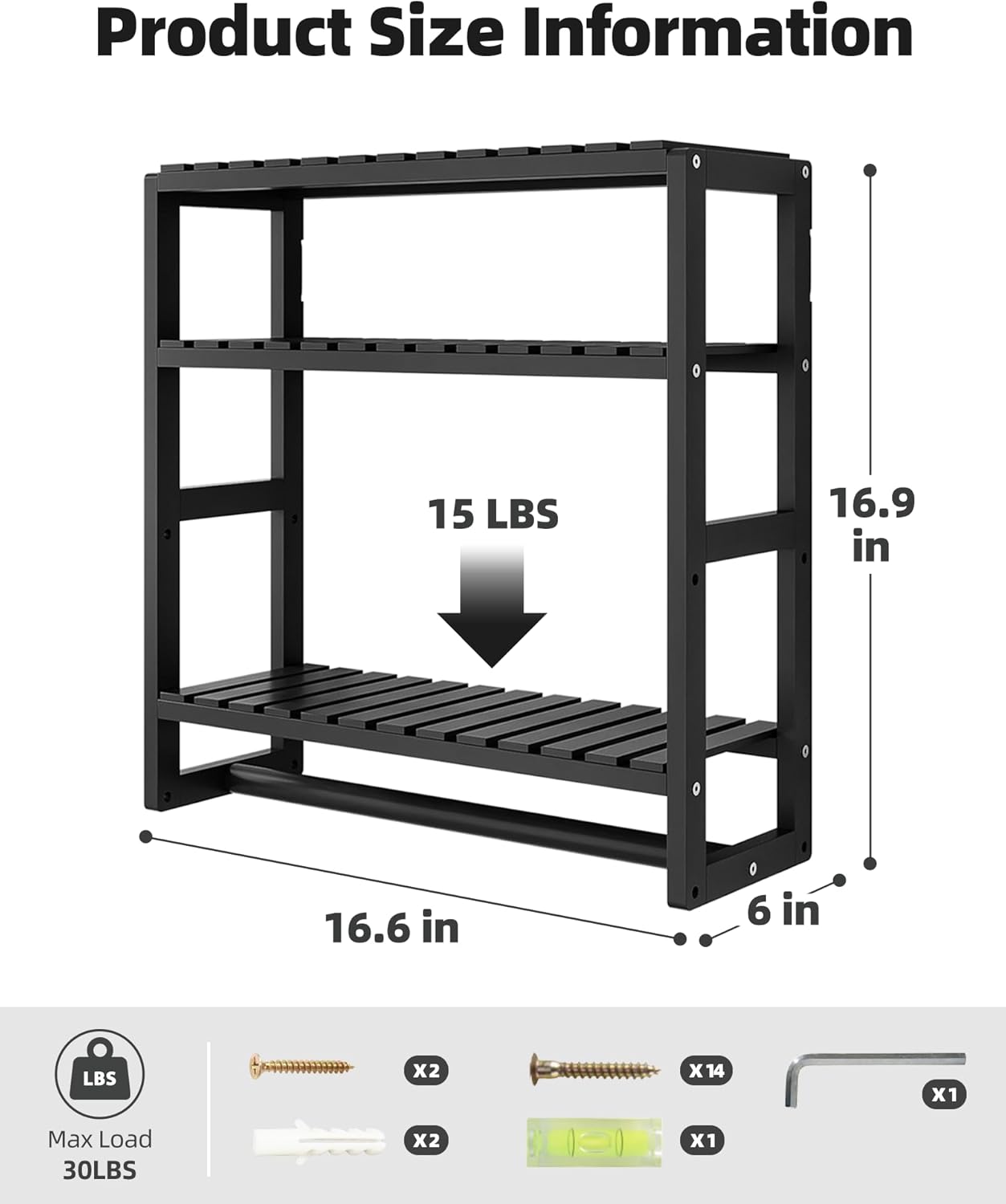 Triangular bathroom shelf, corner storage solution, multi-functional shelf for bathroom corners - Image 2