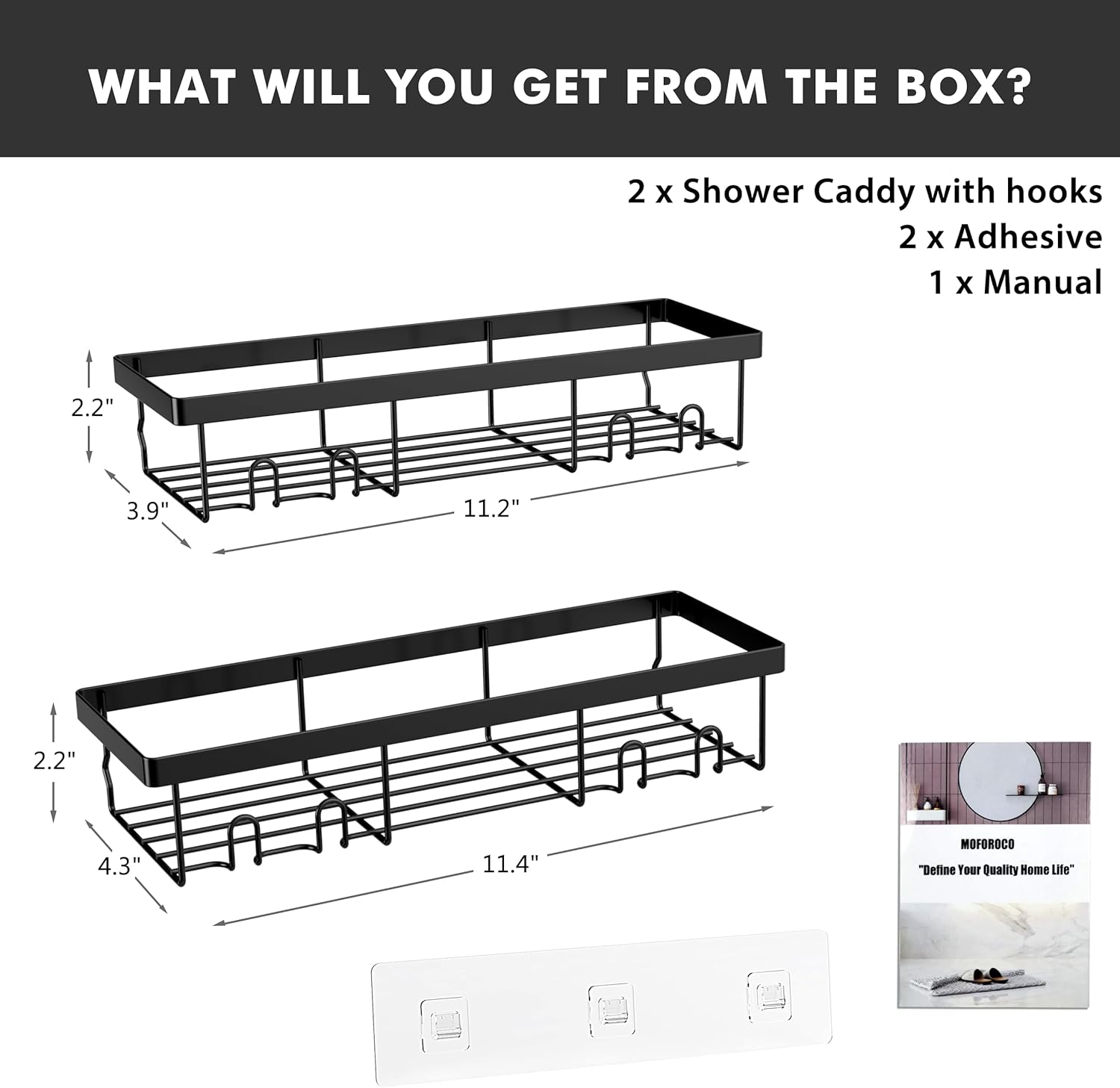 Bathroom storage rack, suction cup type, portable vanity cosmetic organizer. - Image 2