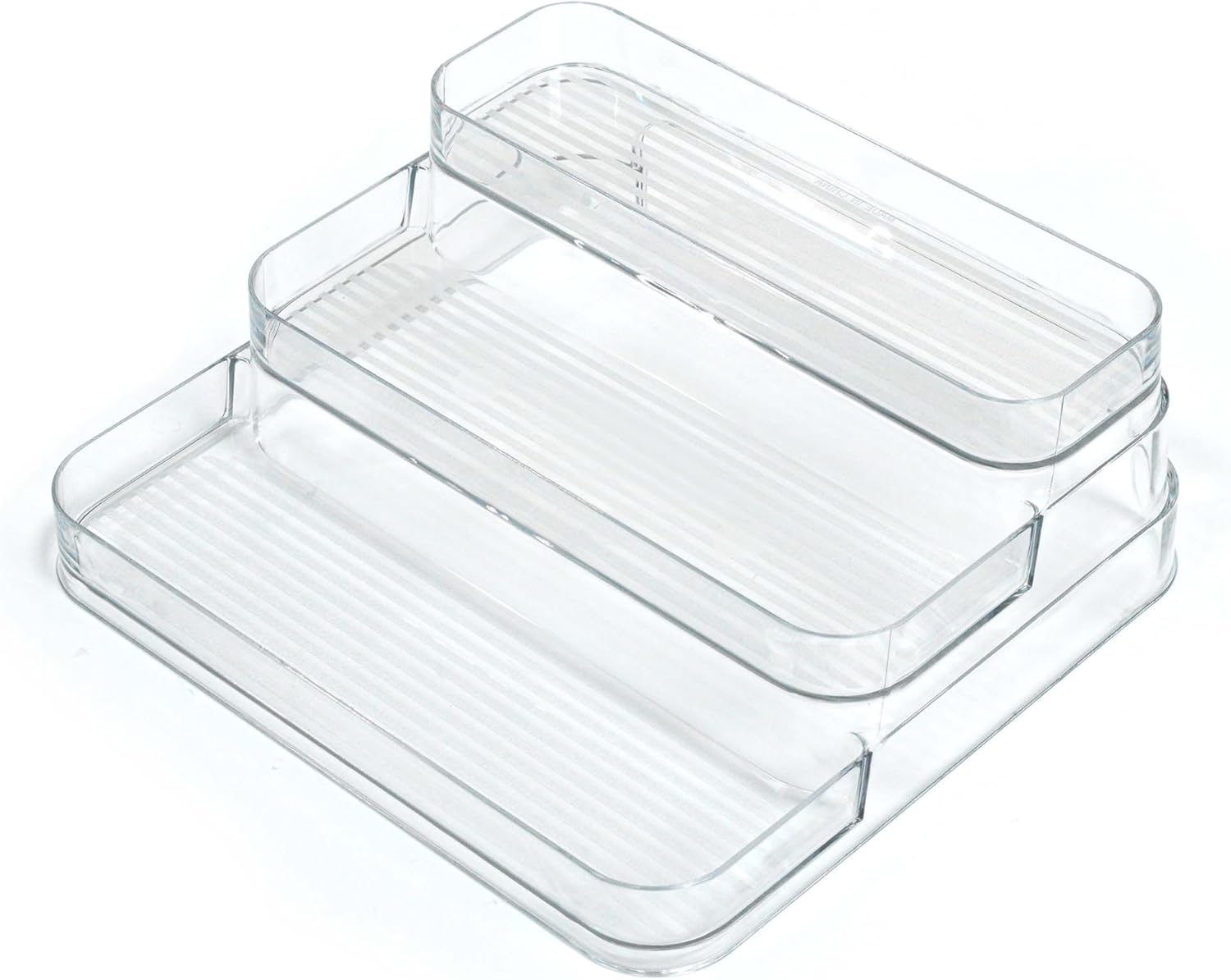 3-Tier Acrylic Spice Rack Organizer for Cabinet and Kitchen – Cabinet & Countertop Storage for Spices, Seasonings, Pantry, Perfume & Medicine (1 Pack)